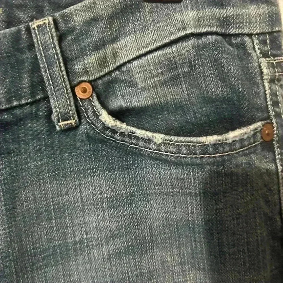 7 for all Mankind Bootcut Jean A-pocket style size 28. Denim. - Picture 4 of 16